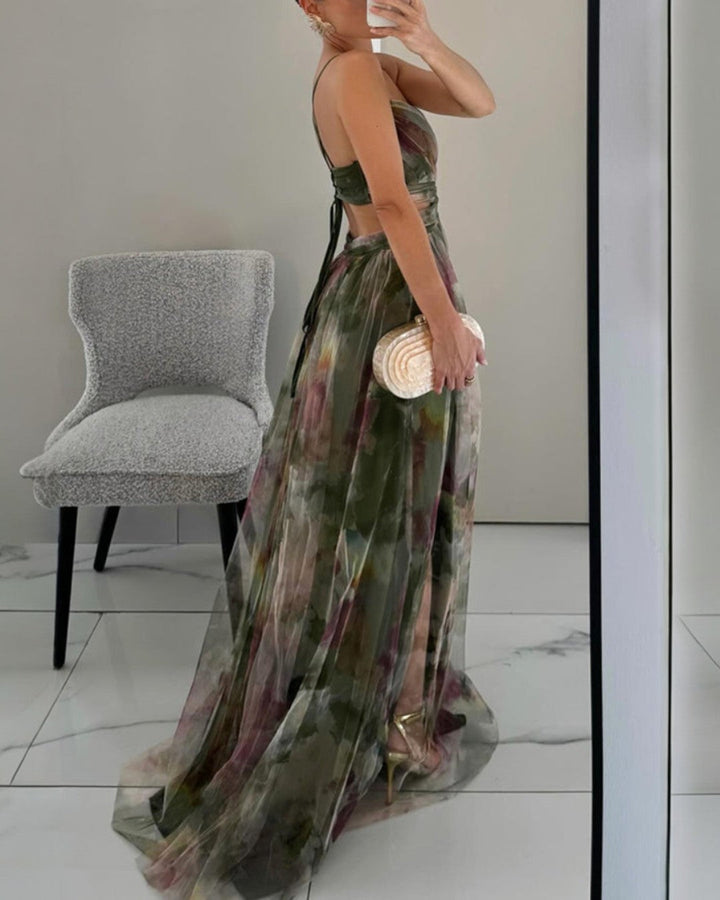 Mackenzie | Maxi Dress Floral Elegance
