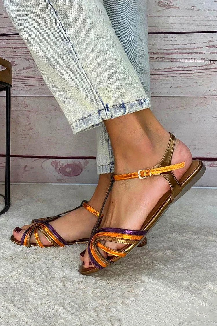 Viviana™ | Multicolor Sandals with Strap