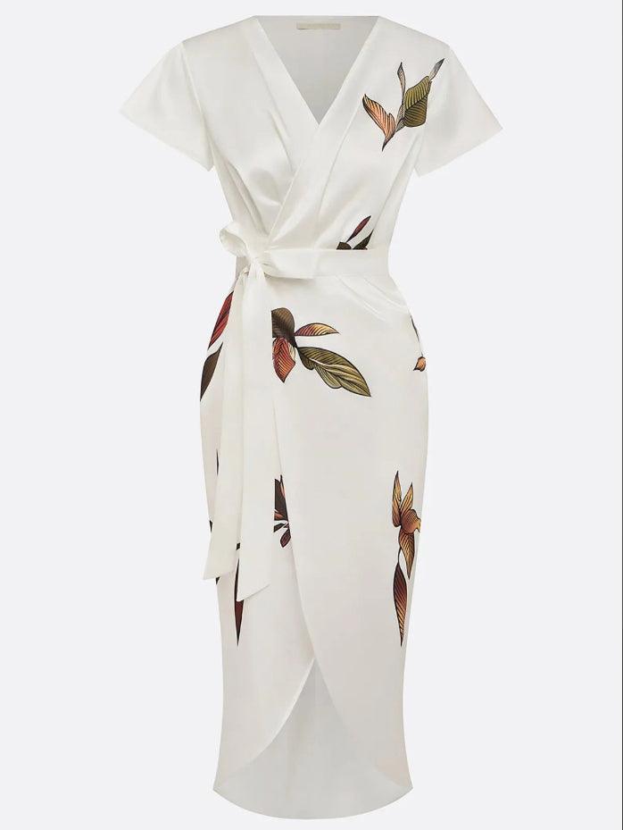 Jasmine™ | Elegant Bow Closure Dress