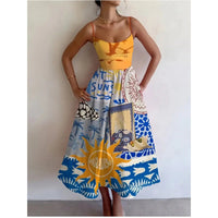 Seraphine | Paradise Sun Midi Dress