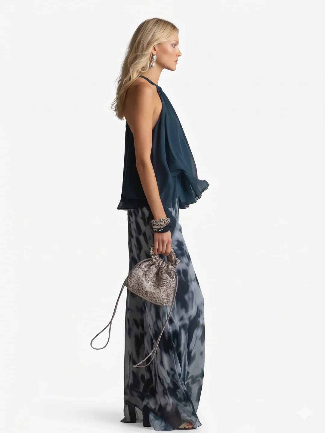 Ella | Elegant Two-piece Chiffon Set