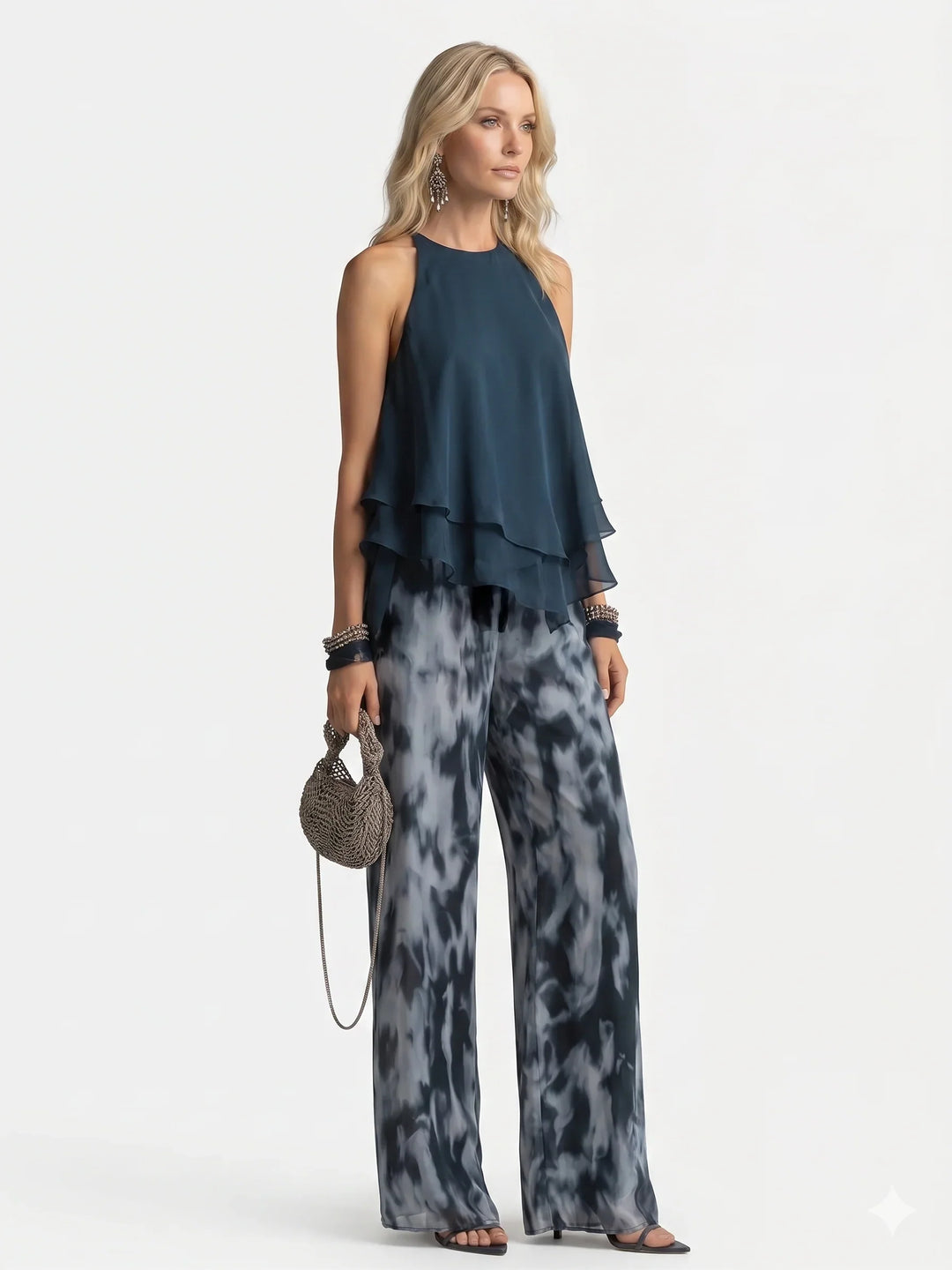Ella | Elegant Two-piece Chiffon Set