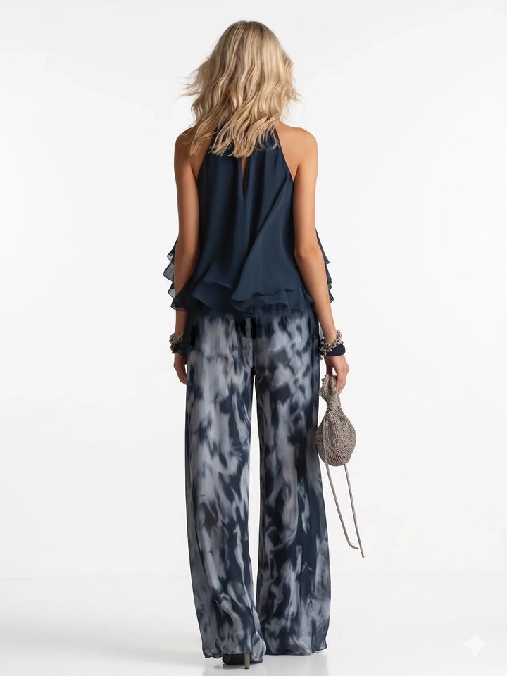 Ella | Elegant Two-piece Chiffon Set