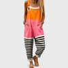 Comfortable Printed Overalls