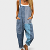 Comfortable Printed Overalls