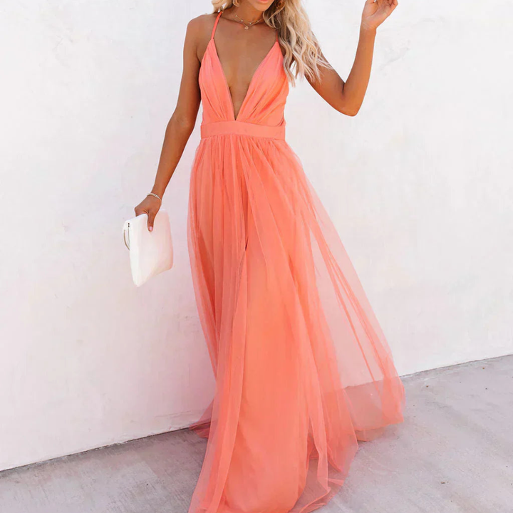 Jenevieve | Maxi Dress Light Coral