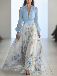 Peniel™ | Elegant Floral Maxi Dress