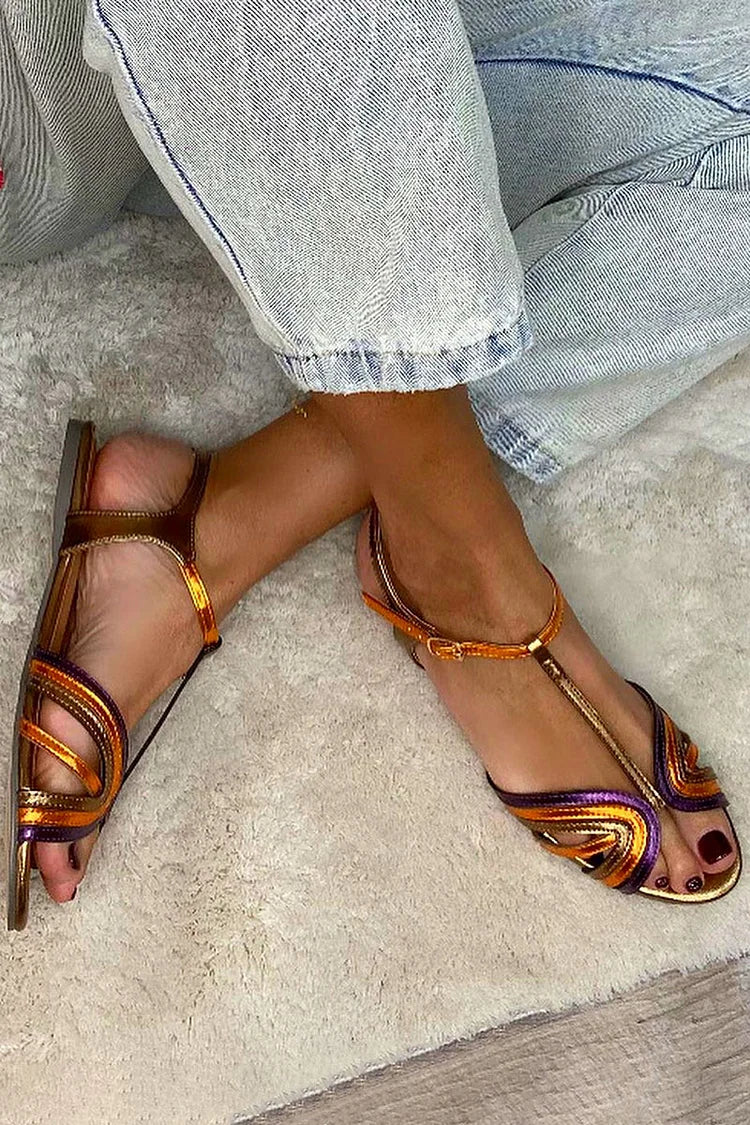 Viviana™ | Multicolor Sandals with Strap