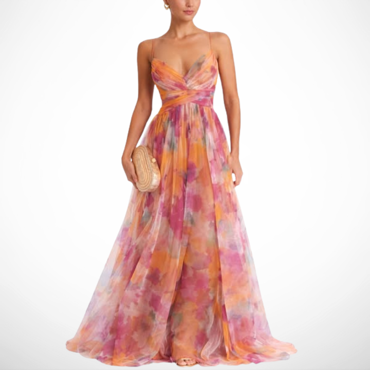 Mackenzie | Maxi Dress Floral Elegance