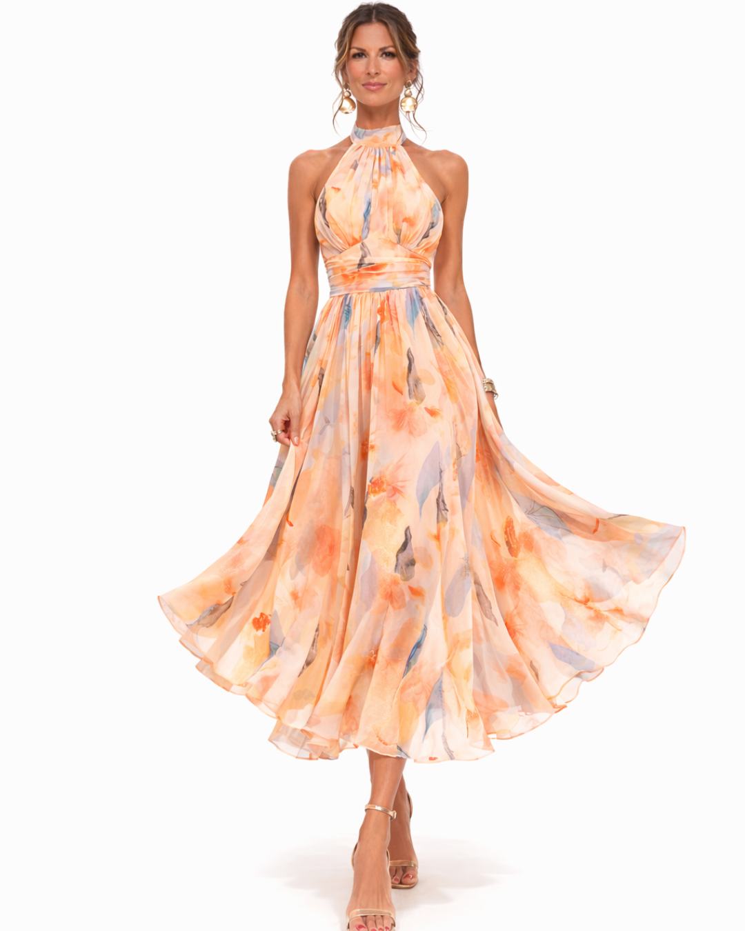 Aurora | Water-Colour Dress