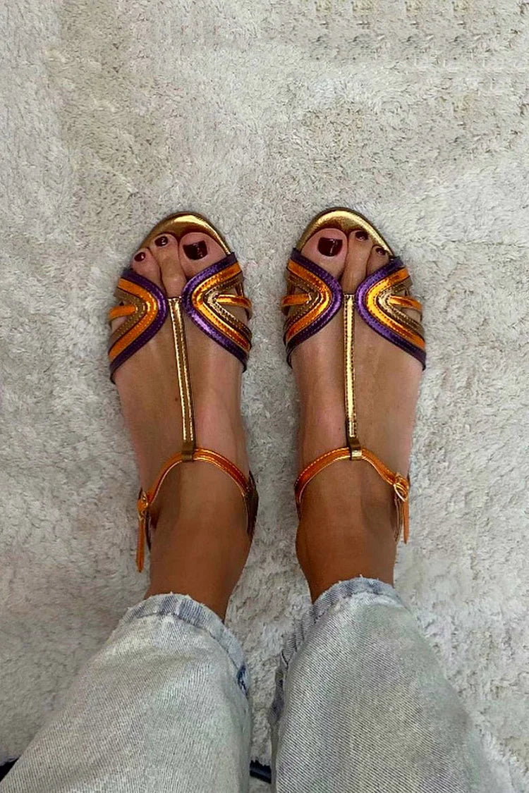 Viviana™ | Multicolor Sandals with Strap