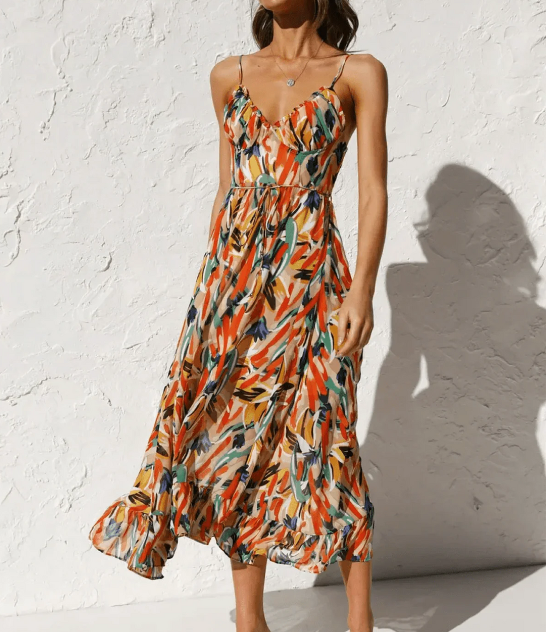 Janelle | Shimmering Midi Dress