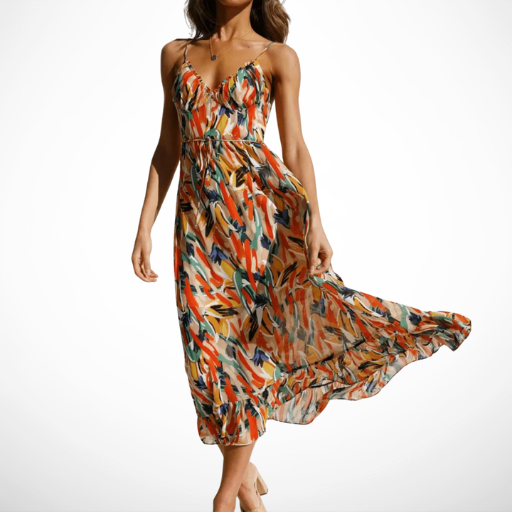 Janelle | Shimmering Midi Dress