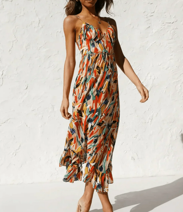 Janelle | Shimmering Midi Dress