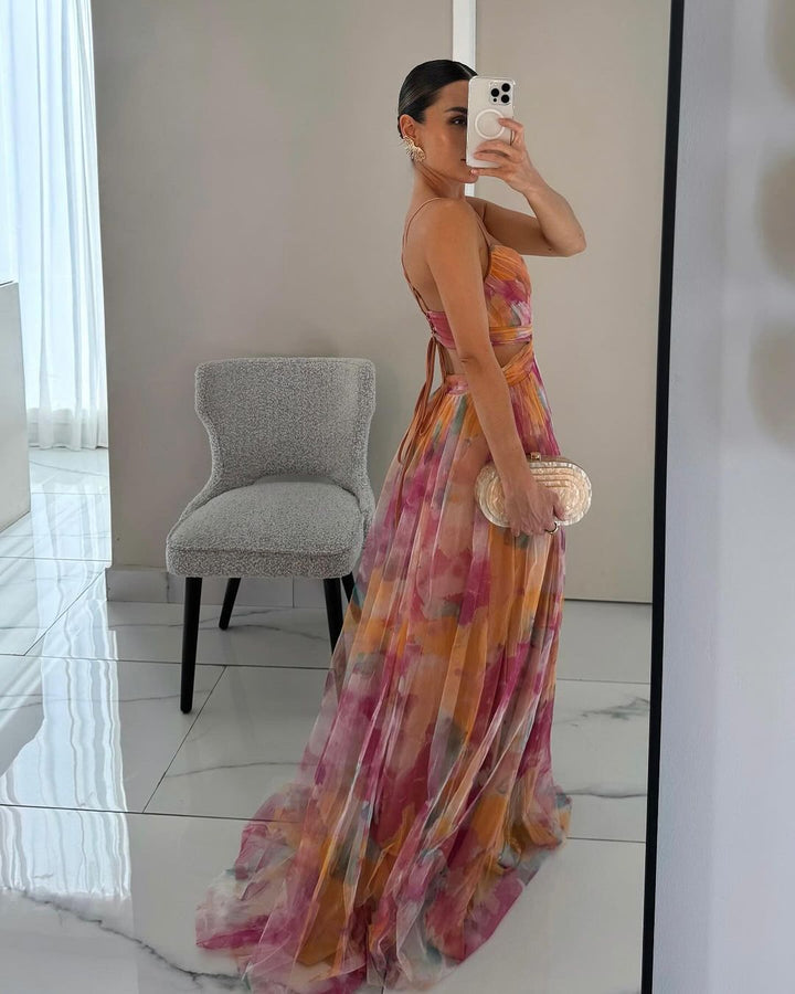 Mackenzie | Maxi Dress Floral Elegance