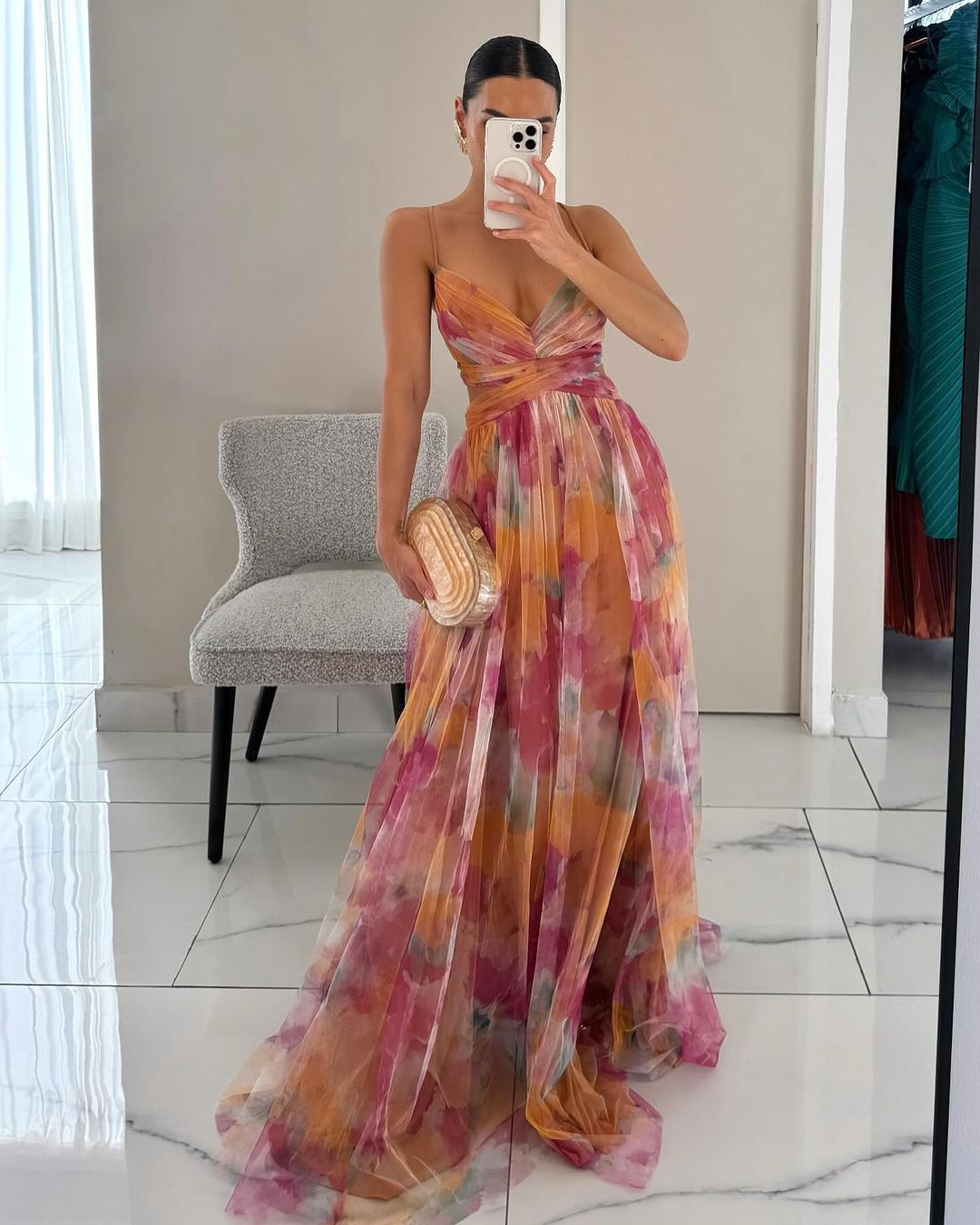 Mackenzie | Maxi Dress Floral Elegance
