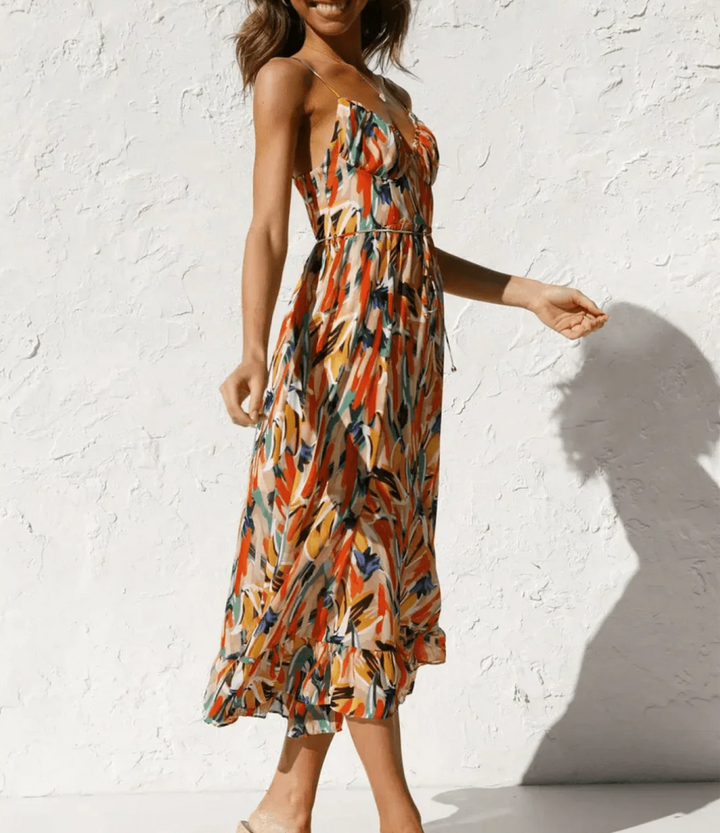 Janelle | Shimmering Midi Dress