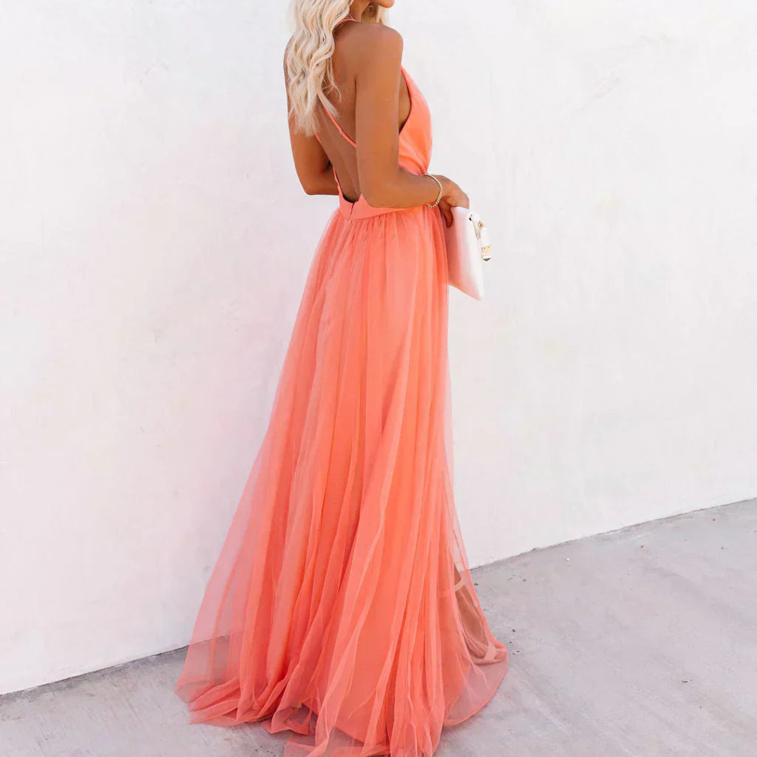 Jenevieve | Maxi Dress Light Coral