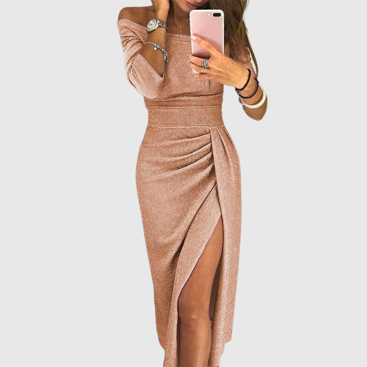 Stella™ | Maxi Dress with Halter Neckline