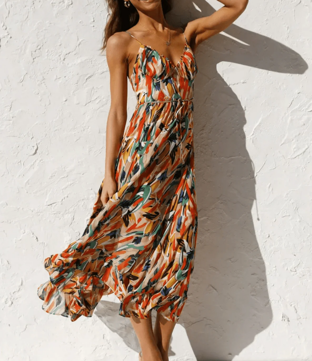 Janelle | Shimmering Midi Dress