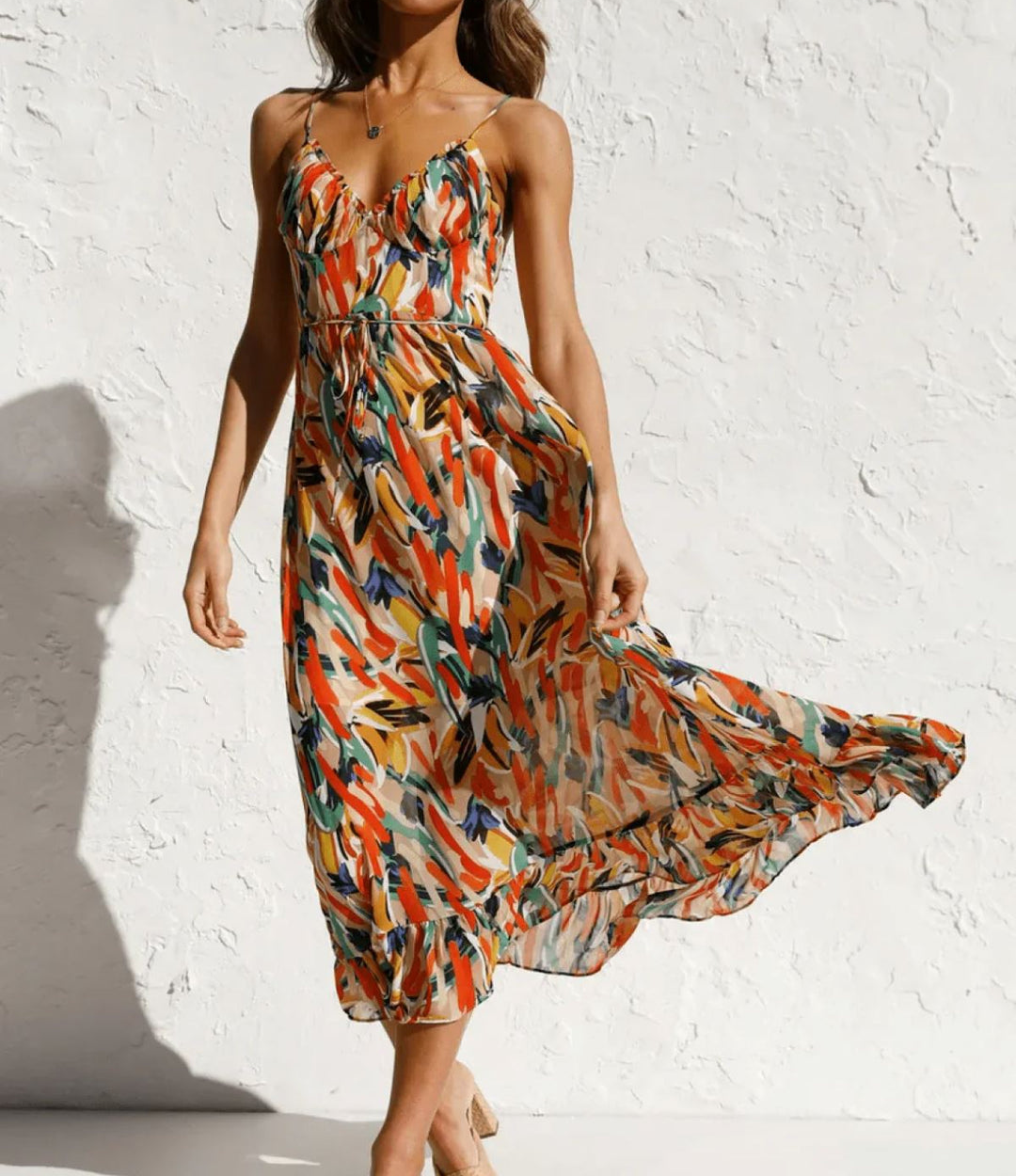 Janelle | Shimmering Midi Dress