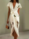 Jasmine™ | Elegant Bow Closure Dress