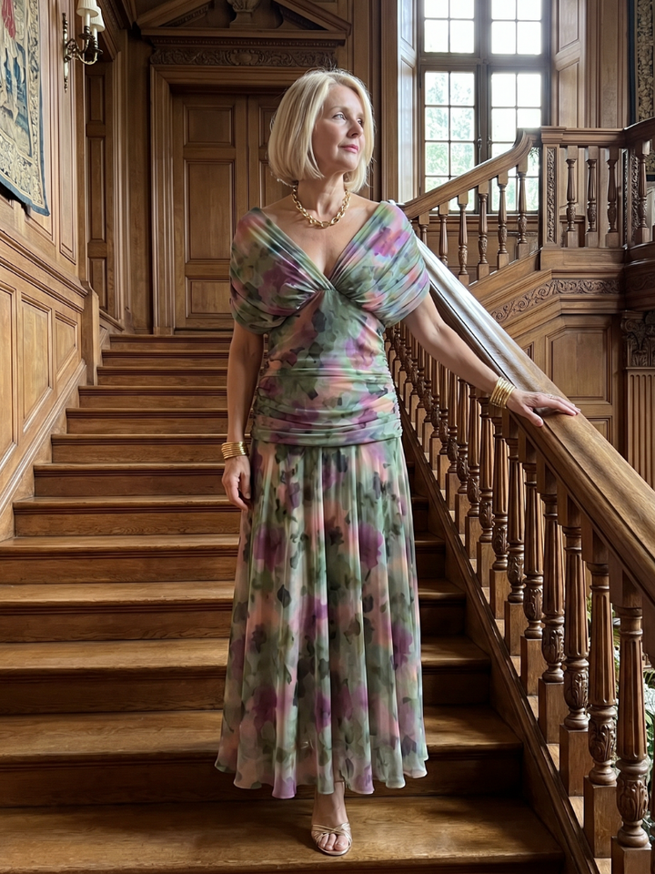 Calen | Off Shoulder Midi Dress