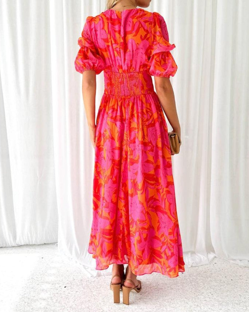 Merlot| Maxi Dress Solar Splendor