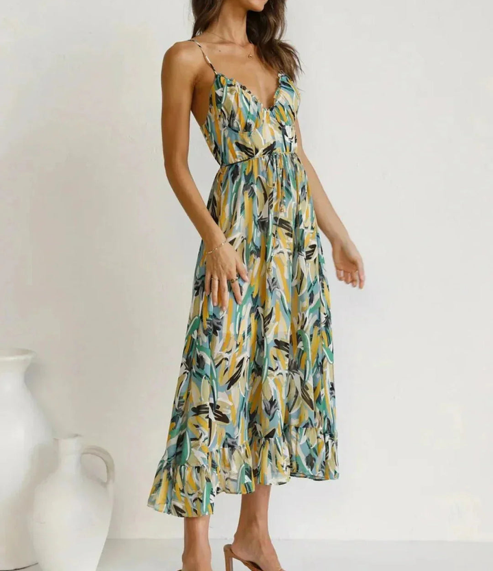 Janelle | Shimmering Midi Dress