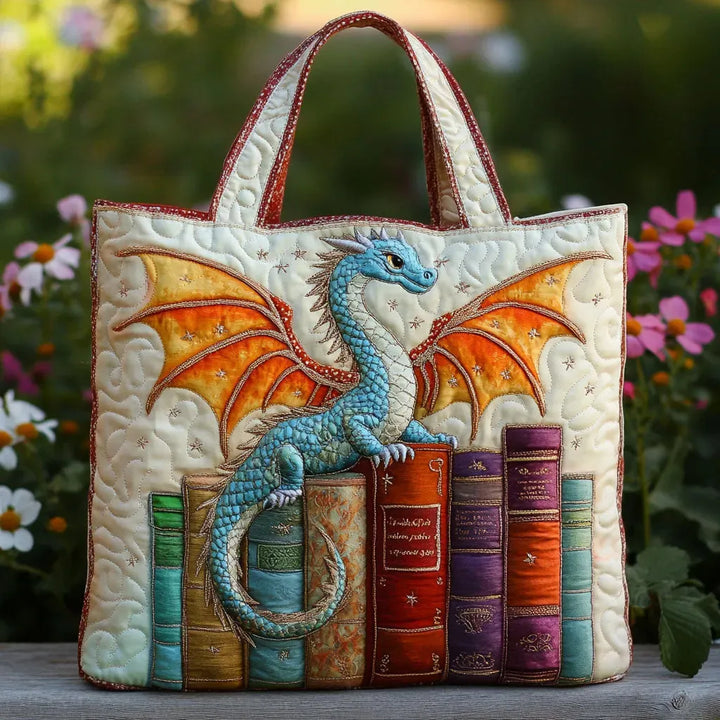 Quilted Emerald Tote Bags