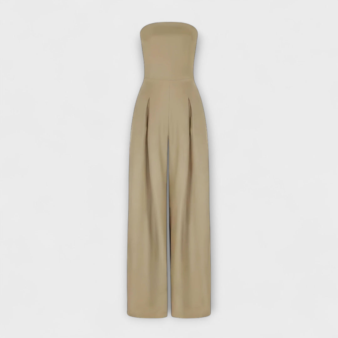 Kiora™ | Elegant Strapless Jumpsuit