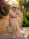Joselin™ – Long Bohemian and Flowing Dress with Belt