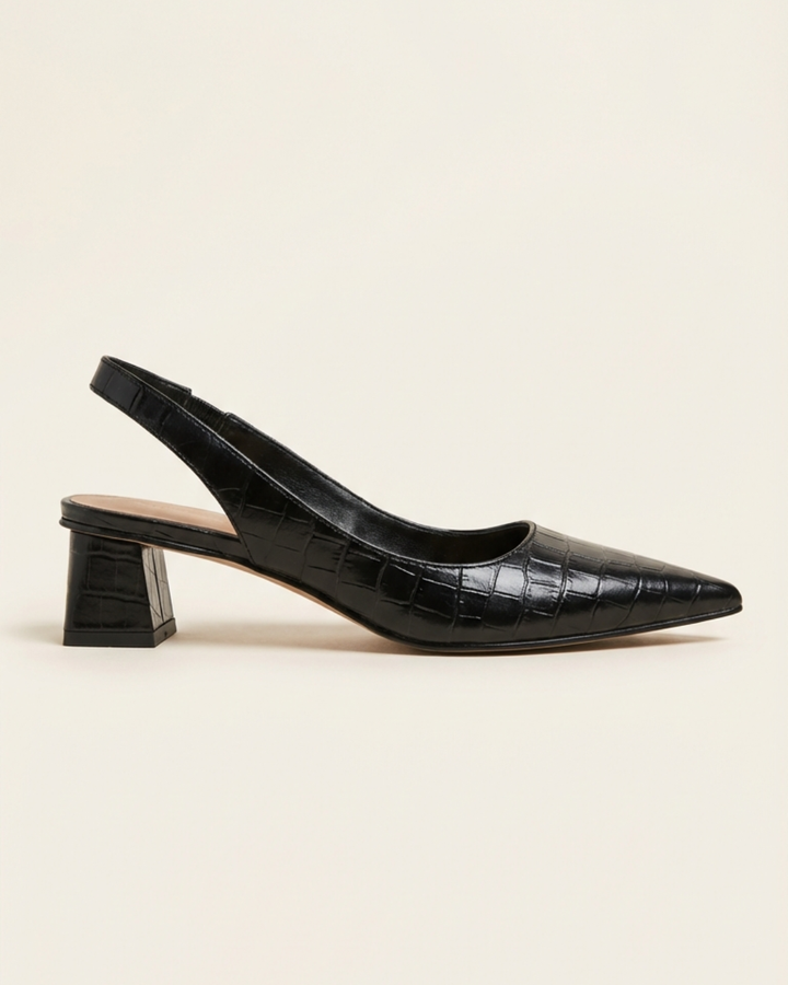 Olga - Elegant shoes with square heel