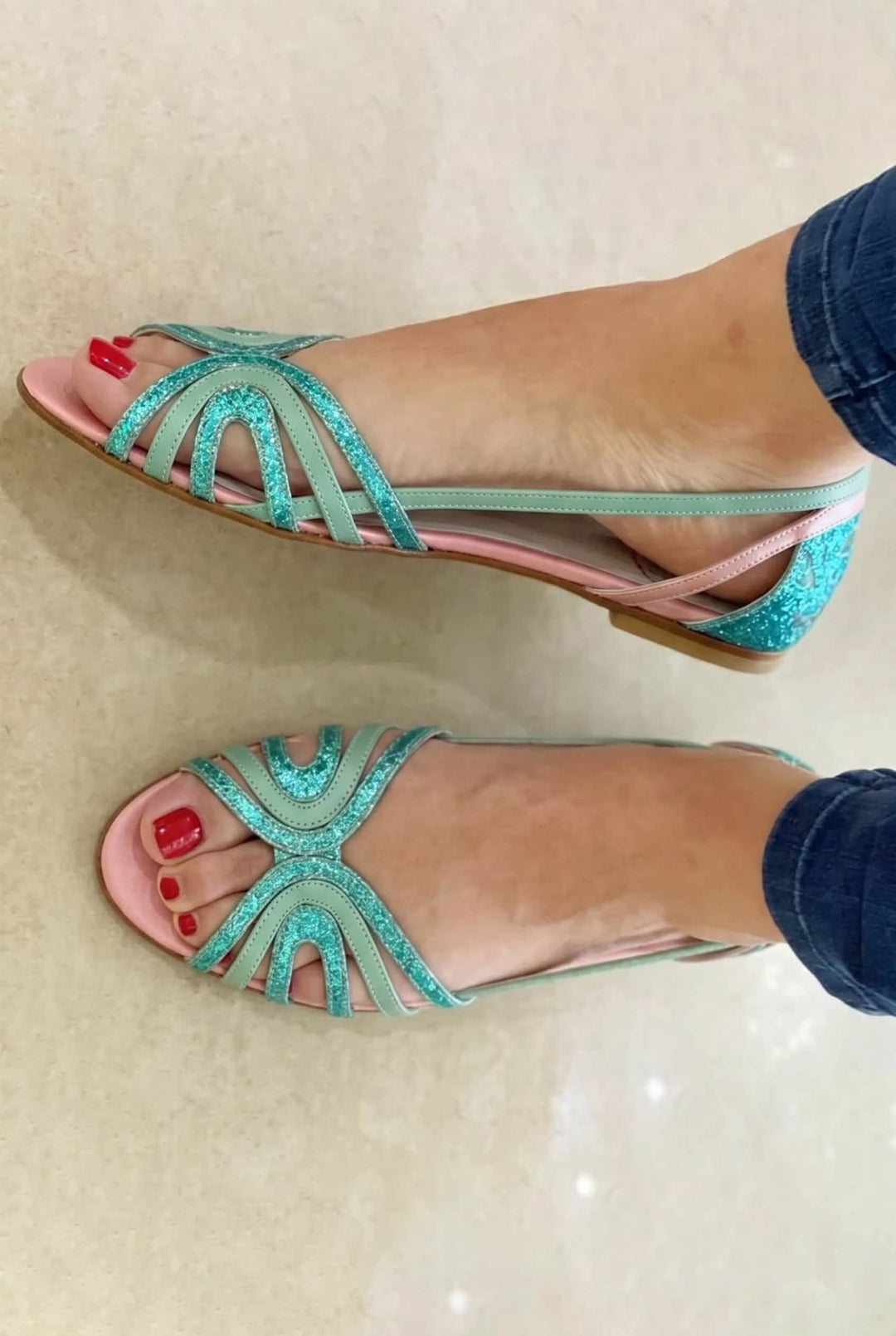 Solea™ | Elegant Open-Toe Golden Sandals