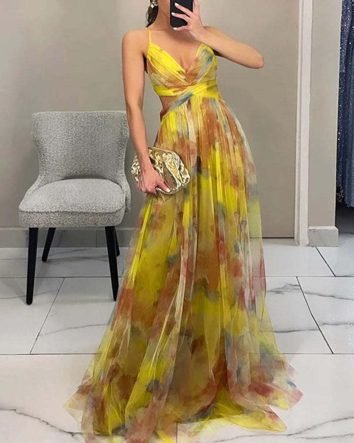 Mackenzie | Maxi Dress Floral Elegance