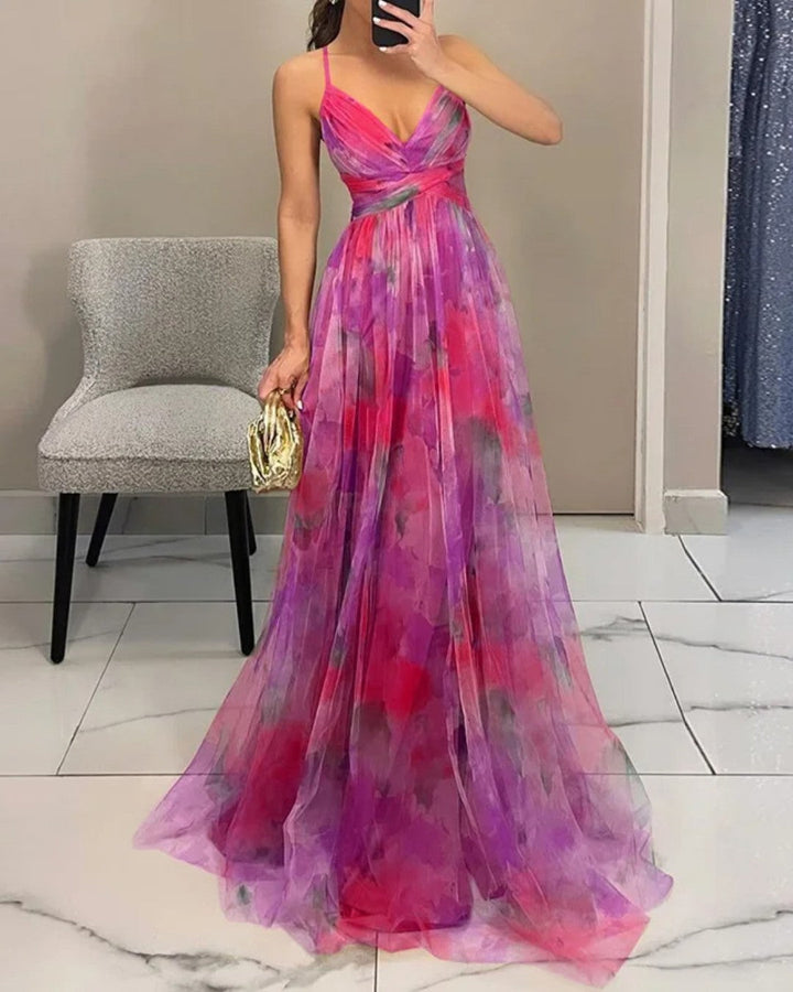Mackenzie | Maxi Dress Floral Elegance
