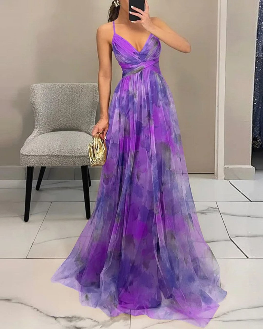 Mackenzie | Maxi Dress Floral Elegance