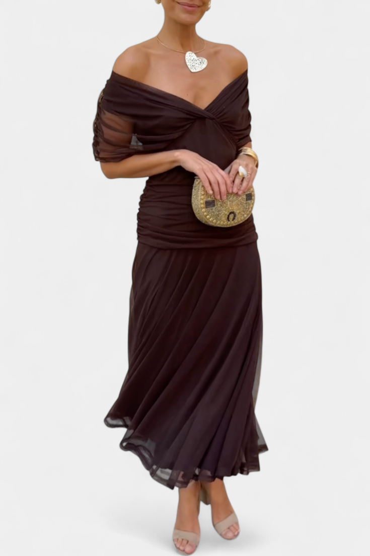 Alondra | V-Neck Long Floral Dress