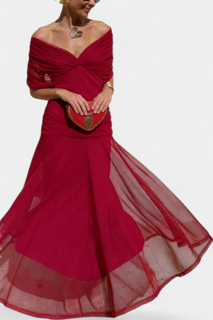 Alondra | V-Neck Long Floral Dress