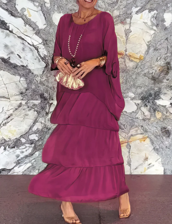 Lara – Elegant Long and Flowing Dress