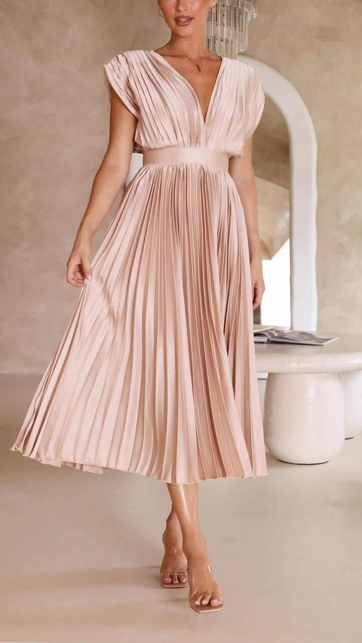 Katie | Elegant Pleated Dress