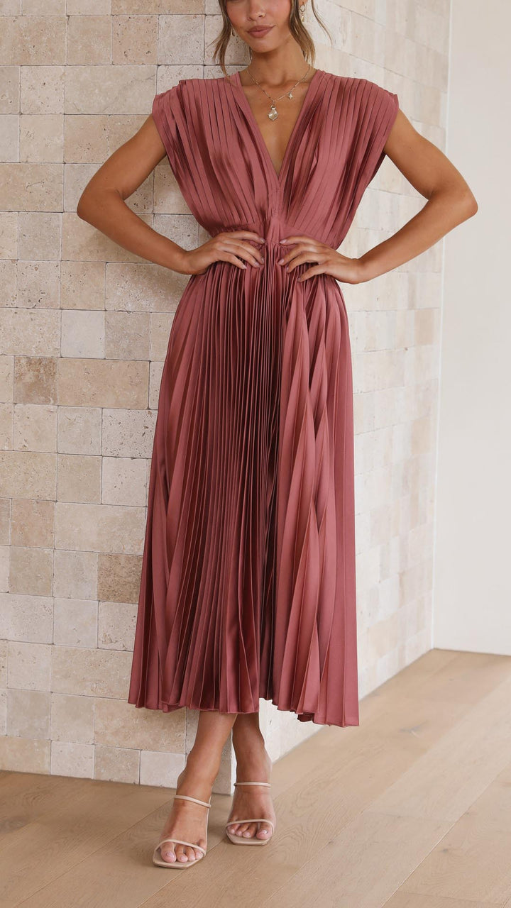 Katie | Elegant Pleated Dress