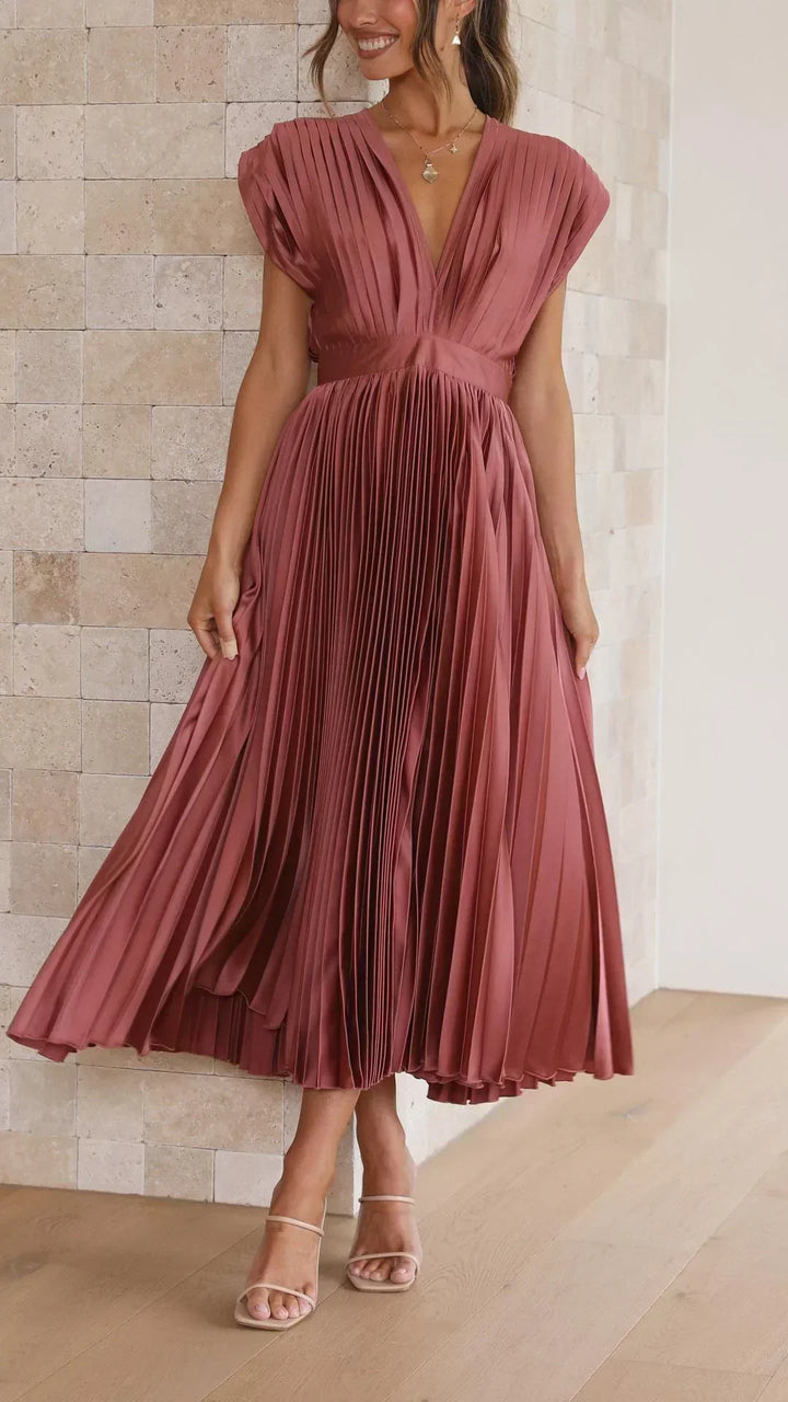 Katie | Elegant Pleated Dress