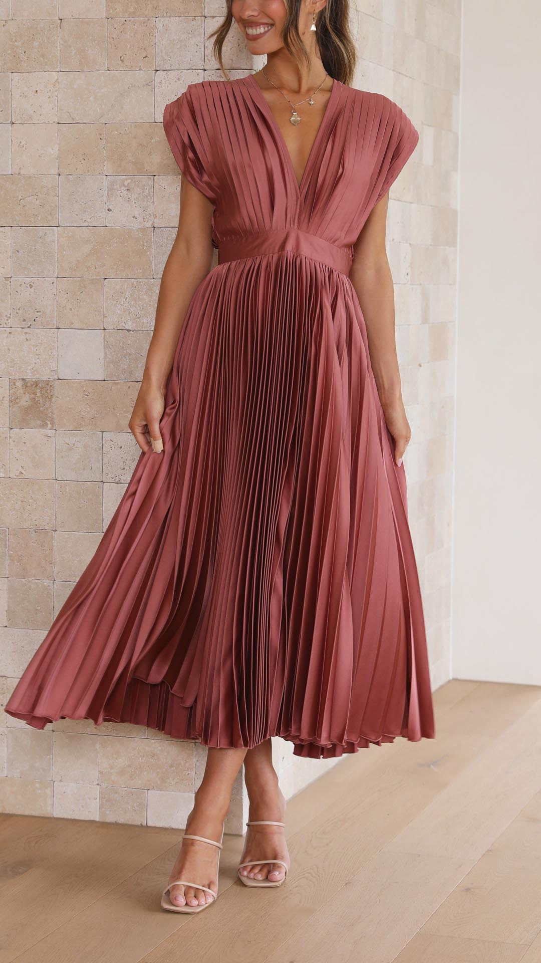 Katie | Elegant Pleated Dress