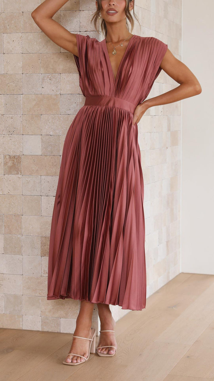 Katie | Elegant Pleated Dress
