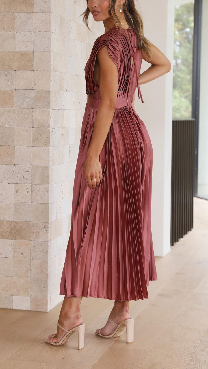 Katie | Elegant Pleated Dress