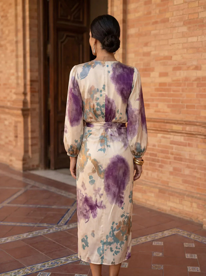 Valeria - Elegant  V-Neck Dress