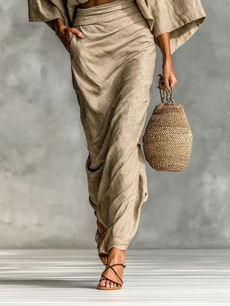 Giulia - Elegant two-piece set with skirt