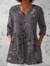 Audrey | Long Sleeve Blouse with V-Neck