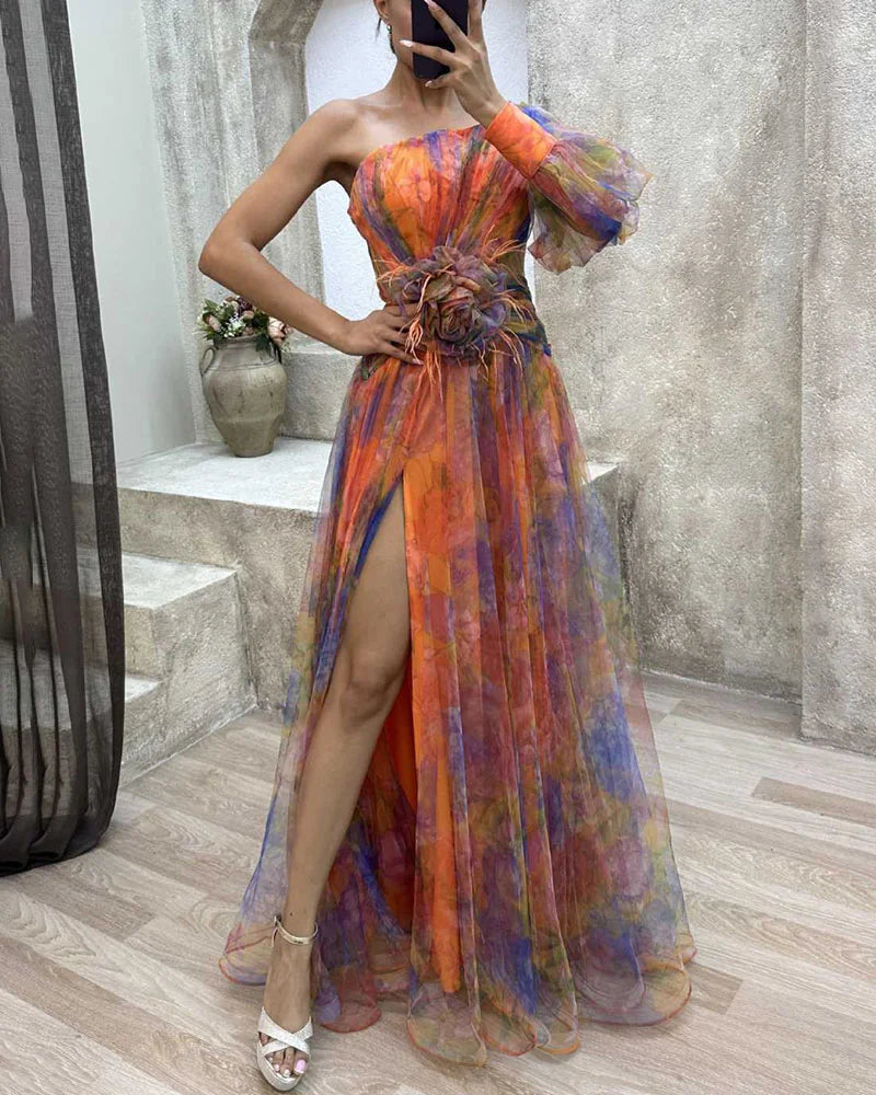 Savannah™ | Elegant Floral Closure Dress
